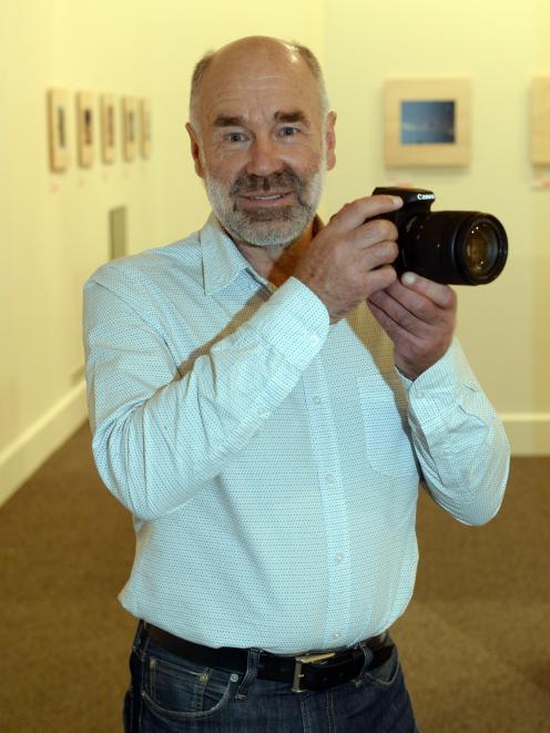 Otago Wildlife Photography Competition overall winner Craig McKenzie holds his new Canon EOS 77D...