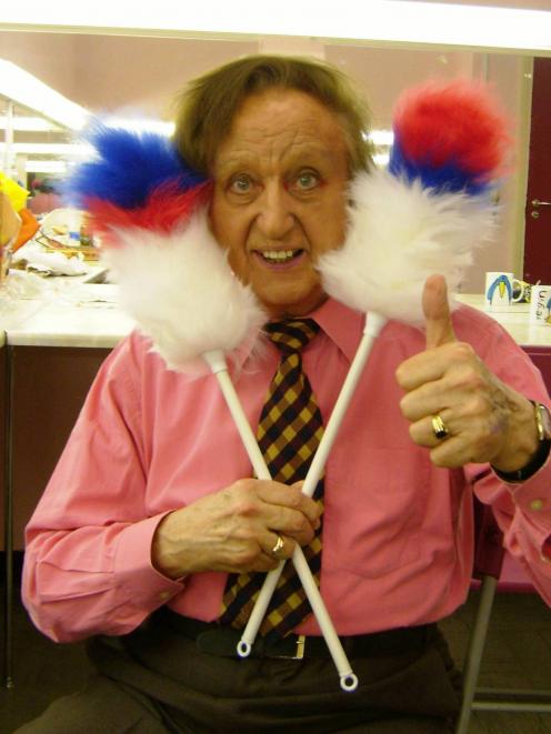 English comedian Ken Dodd, who died earlier this week aged 90, was full of "gertitude'' and wielded his "tickling sticks'' across many decades. Photo: Wikimedia Commons