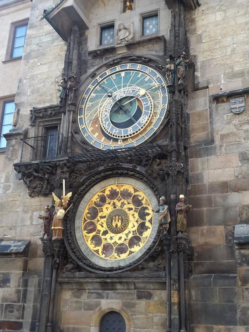 The Astronomical Clock, which gives an animated hourly show.