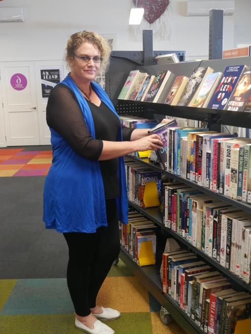 South Dunedin Library and Service Centre team leader Dianne Mears says the library is well used by the community. PHOTO: JESSICA WILSON