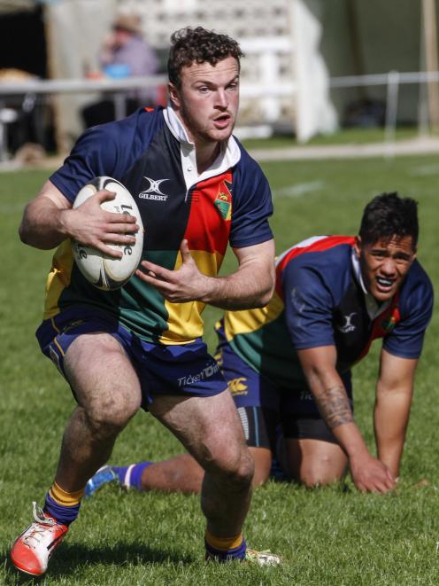 Gavin Stark playing for the Barbarians tournament in Oamaru two years ago. Photo: Phil Janssen