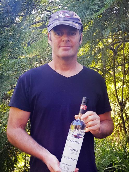 Mark Simmonds, of Wanaka, is a co-founder of the rapidly growing Broken Shed Vodka brand. PHOTO:...