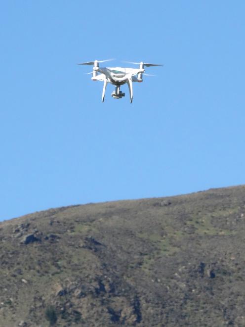A Phantom 4 drone.