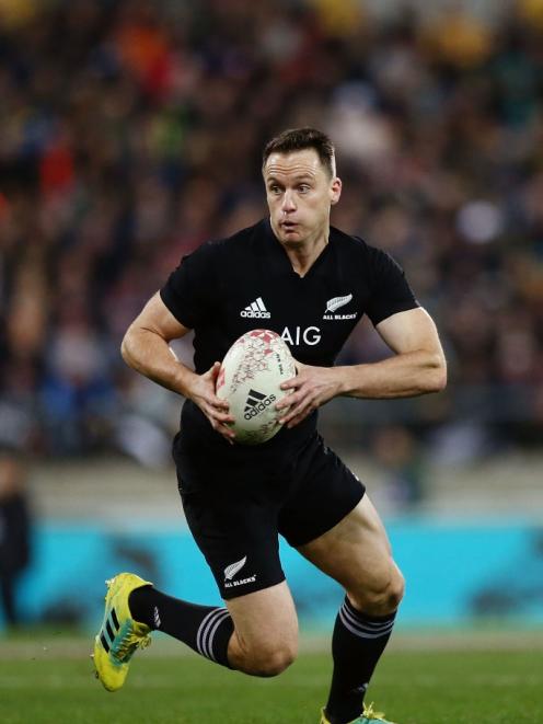 Ben Smith played on the wing at last night's game in Wellington. Photo: Getty Images