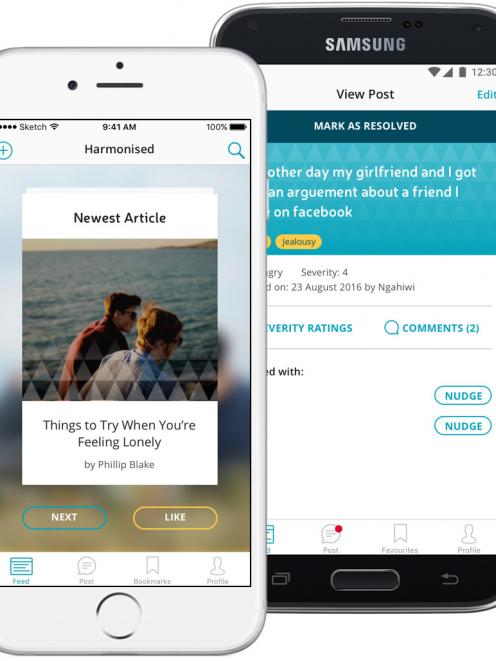 Auckland University of Technology’s Harmonised app has been created with help from East Otago...