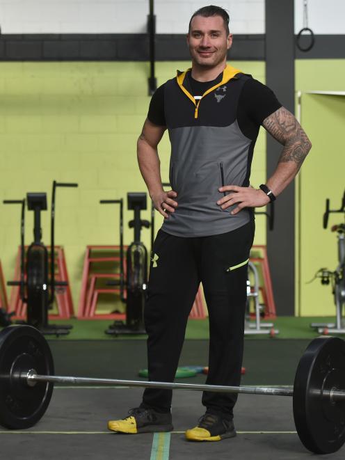 Am I Fit Dunedin owner and head trainer Mike Ivamy at his Willis St gym. Photo: Gregor Richardson