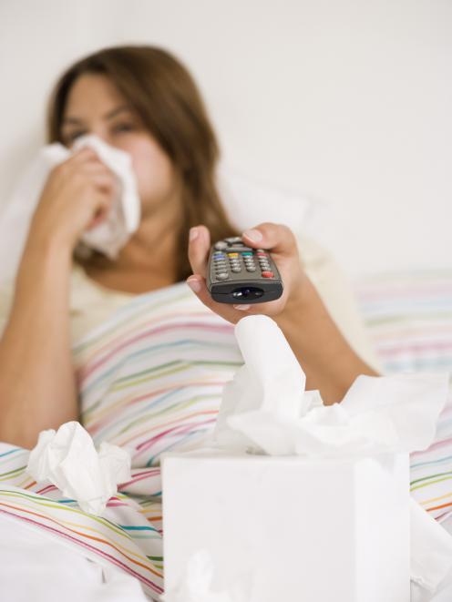 For your own and others' health, the best place for you to be when you're sick is at home.