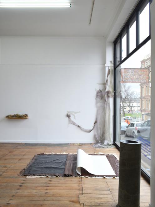 Not standing still (installation view), curated by Raewyn Martyn, Blue Oyster