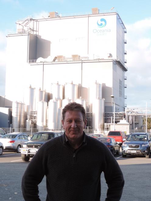 Oceania Dairy general manager Roger Usmar is optimistic for the coming season at the plant near Glenavy. Photo: Allied Press Files