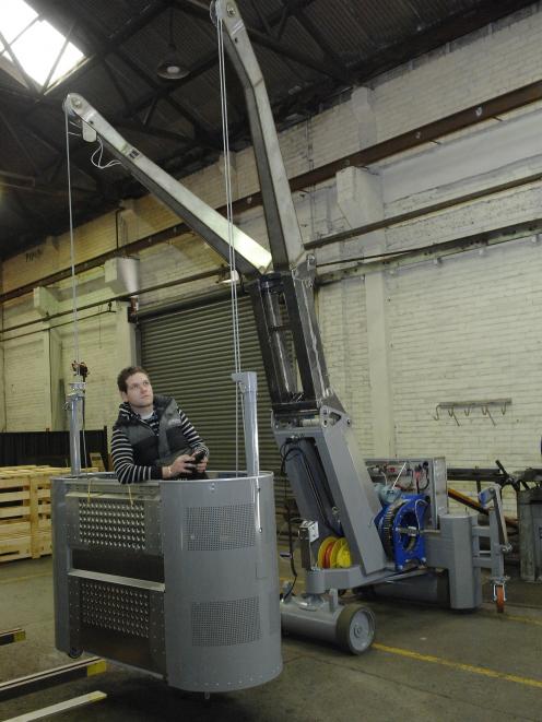But expectations of strong growth; pictured, a portable building maintenance unit in Farra's...