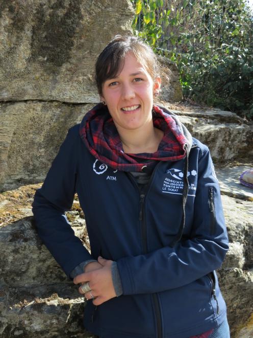 Lucie Grancher learned her woolhandling skills while working in New Zealand and is encouraging French farmers to better prepare their fleeces. Photo: Yvonne O'Hara