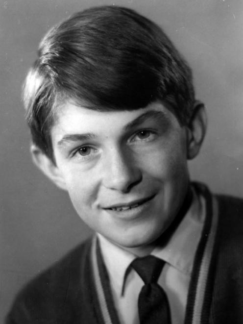 Peter Boock as he was in 1967, aged 13.