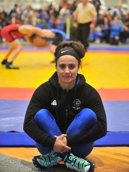 Ana Moceyawa at the Edgar Centre yesterday as she prepares to compete in the national...