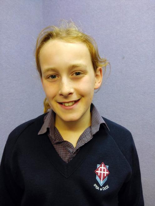 Kavanagh College pupil Luca Holloway. Photo: Supplied