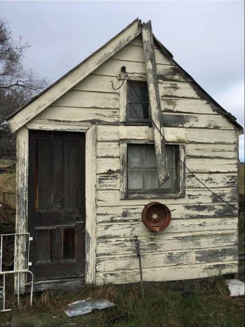 The McBride Farm garage shed, which had an Historic Place category 2 listing was one of two...