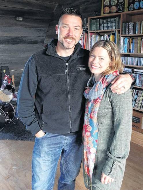 Happy ending . . . Dunedin actors and perform­ers Kris and Jodie Bate, who met while at the...