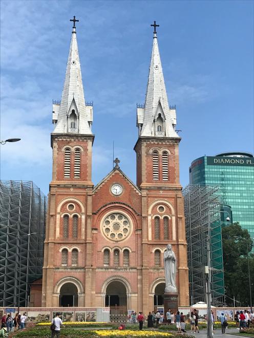 Notre Dame Cathedral and other old buildings in Ho Chi Minh City are an enduring reminder that...