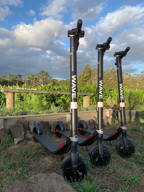 Wave scooters could be in Dunedin soon. Photo: Supplied
