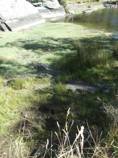 The location where the explosives were detonated.