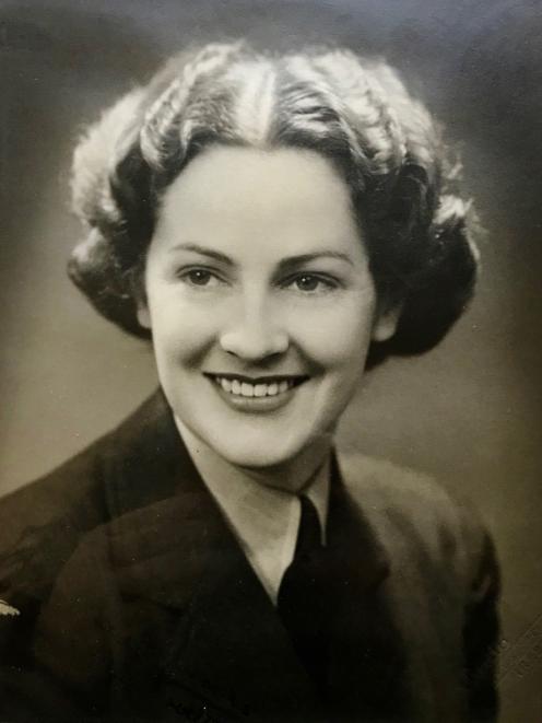 Evelyn Bovett joined the Women's Auxiliary Air Force during World War II. 