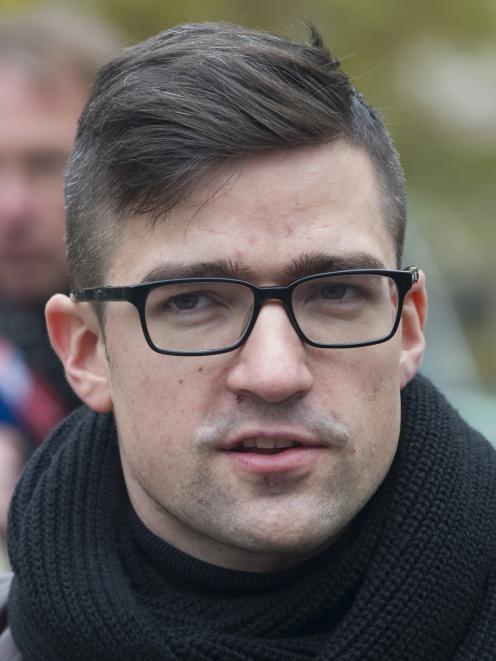 Martin Sellner, leader of the right-wing populist Identitarian movement of Austria. Photo: AP