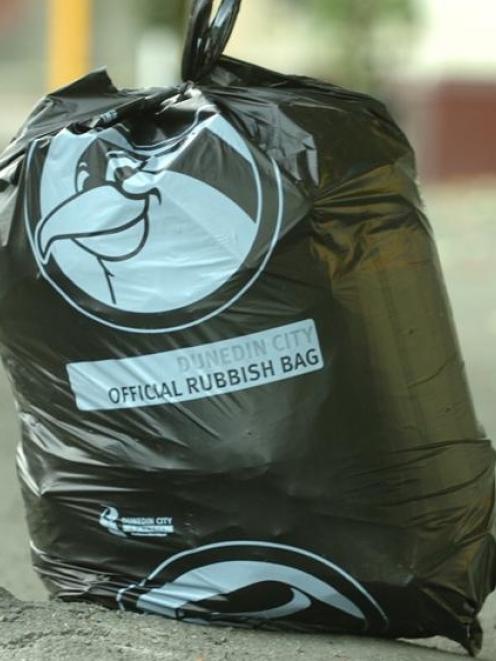 No change to Dunedin black bag collections seems likely until at least 2022. Photo: ODT files 