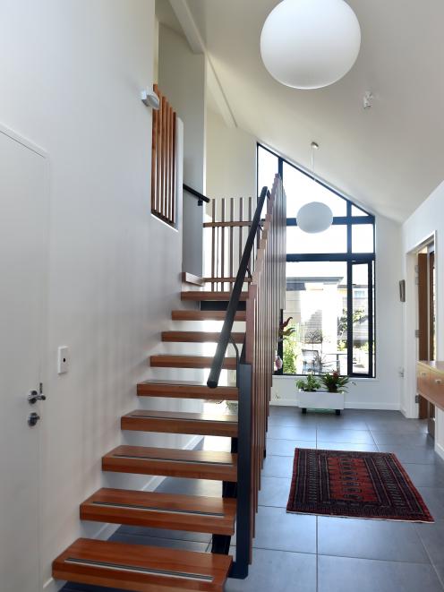 The stairs and railings were made from renewable Southland beech.