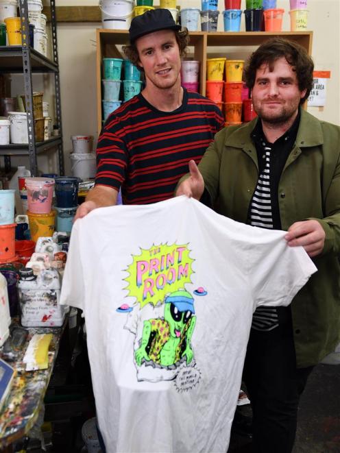 The Print Room co-founders Chris Brun (left) and Jon Thom who won three gold medals and two...