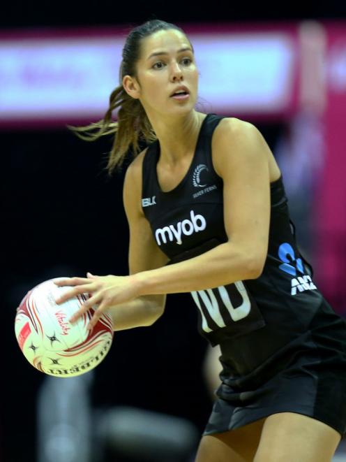 Kayla Cullen in action for the Silver Ferns earlier this year. Photo: Getty Images