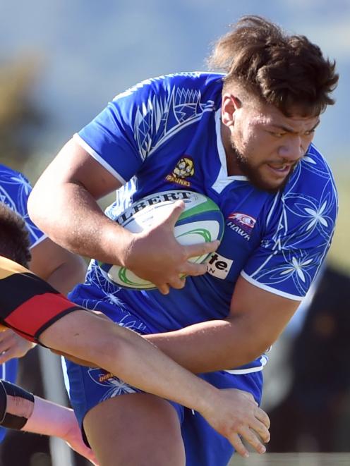 Saula Mau in action against Zingari early this season.PHOTO: PETER MCINTOSH
