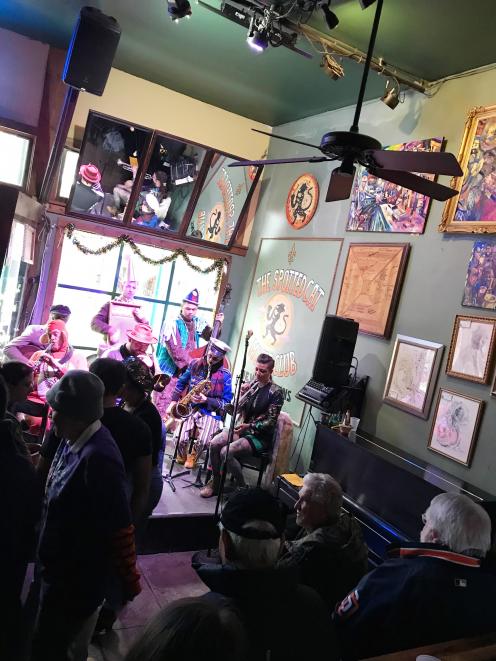 The Spotted Cat Music Club in Frenchmen St.