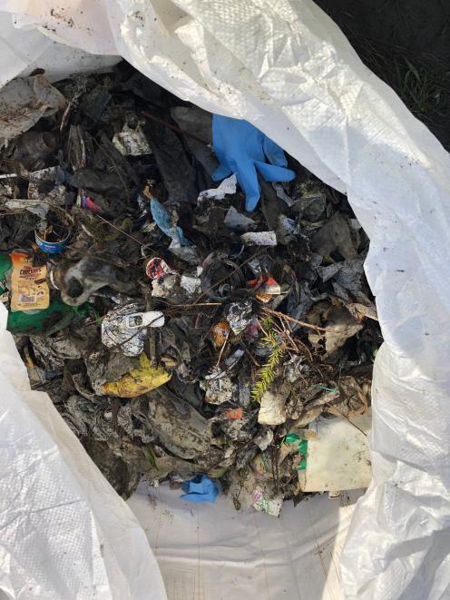 A typical collection of  rubbish in a fadge. By the beginning of August, 391 fadges of rubbish,...