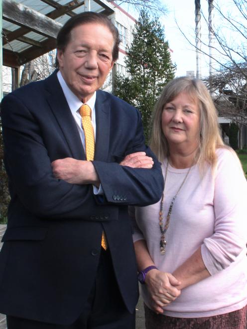 Invercargill Mayor Tim Shadbolt and Southern Institute of Technology chief executive Penny...