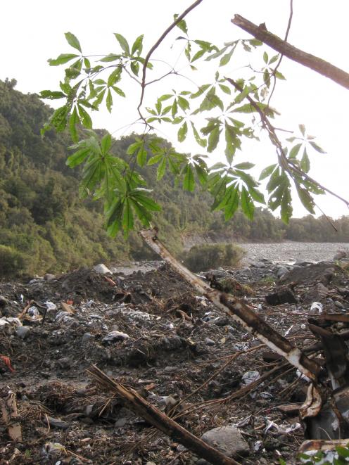 The Fox Glacier landfill.PHOTO: ELSPETH MCLEAN
