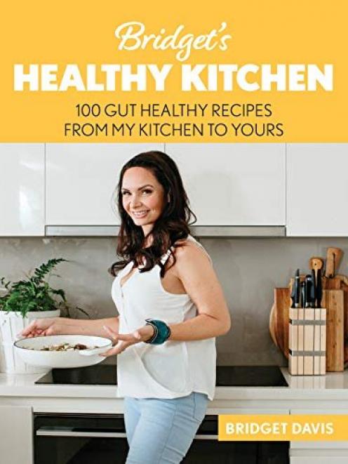 Bridget’s Healthy Kitchen, by Bridget Davis, published by Bridget Davis Books. It is available from go.bridgetshealthykitchen.com/gut-healthy-cookbook