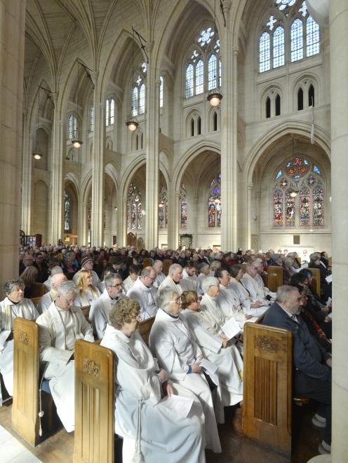 St Paul's was at full capacity for the service. PHOTOS: GERARD O'BRIEN

