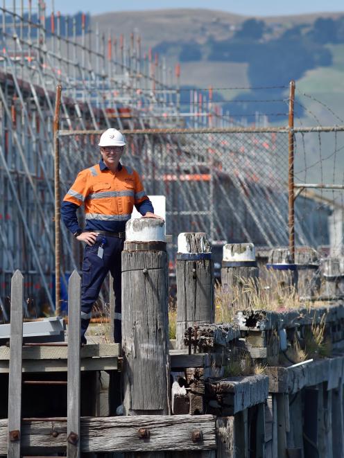 Port Otago CEO Kevin Winders on the Fryatt St wharf earlier this year. Photo: Gerard O'Brien