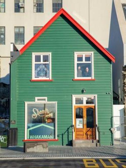 The restored Shand's Emporium building is reopening as Whakamana, a cannabis museum. Photo: Supplied