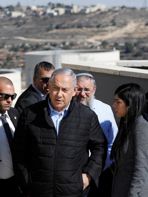 Israeli Prime Minister Benjamin Netanyahu (left) says the Trump administration has corrected "a...