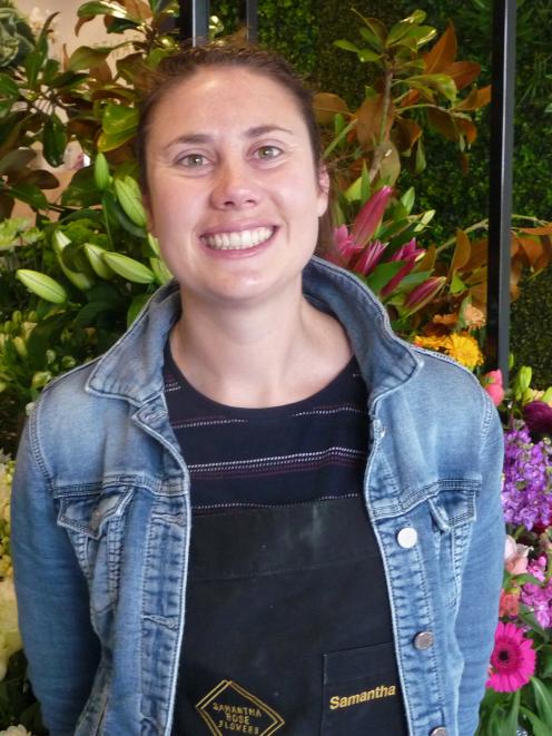 Ashburton florist Samantha Trott is helping promote New Zealand Flowers Week.