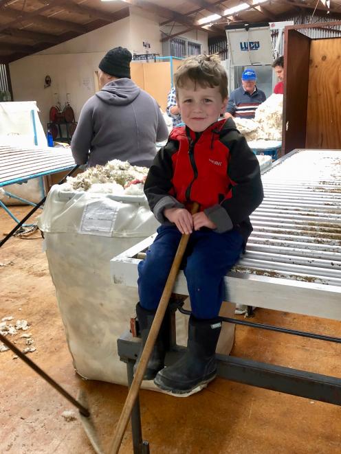 Todd Sanders (4) is the next generation. PHOTO: SUPPLIED