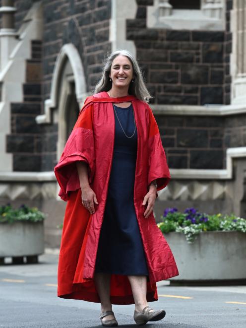 Carol Atmore prepares for her graduation today when she will be wearing the Royal College of...