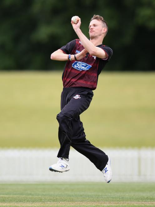 Andrew Hazeldine proved pivotal with the bat for Lancaster Park in the one-day premiership final.