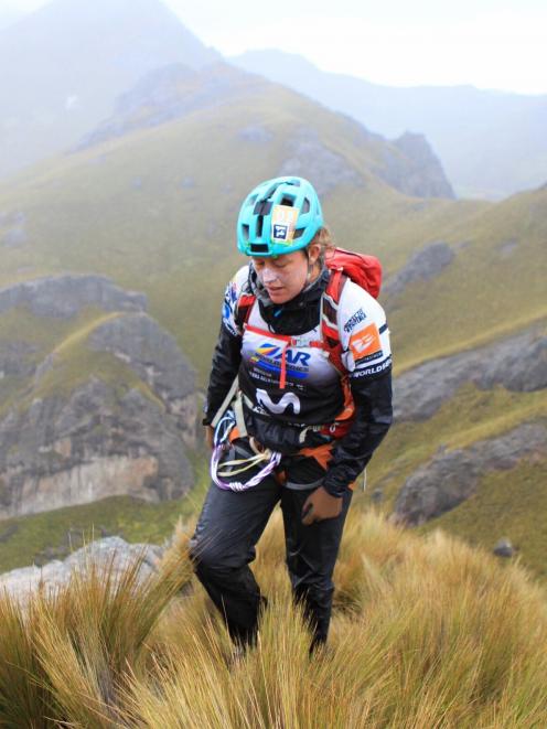 Wanaka’s Emily Wilson competes in the World Series Adventure Race in Ecuador last year. Photo: Supplied