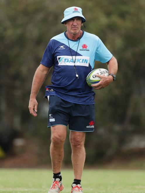 Waratahs coach Rob Penney at a training in Sydney last month.