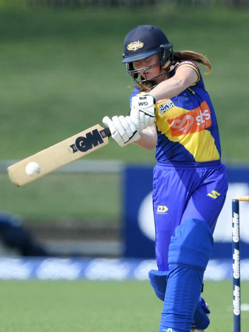 Australian Amanda-Jade Wellington has made an impact with bat and ball since joining the Sparks....