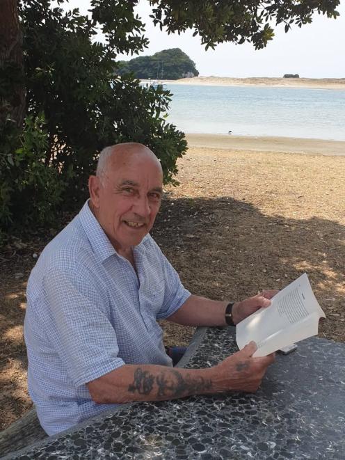 John Dennison relaxes at Mangawhai before his return to Dunedin soon to start organising this year’s Big Heart Appeal in Dunedin. PHOTO: SUPPLIED