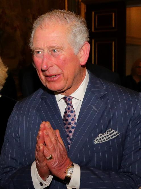 Prince Charles attends the Commonwealth Reception at Marlborough House, in London, earlier this...