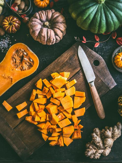 Autumn vegetables, such as pumpkin and butternut, taste better if left for a couple of weeks after picking. Photo: Getty Images