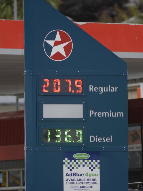 $2.07 at Caltex on North Rd.